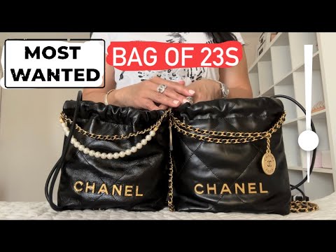 Chanel 22 Mini Handbag with Pearls Comparison + Mod Shots