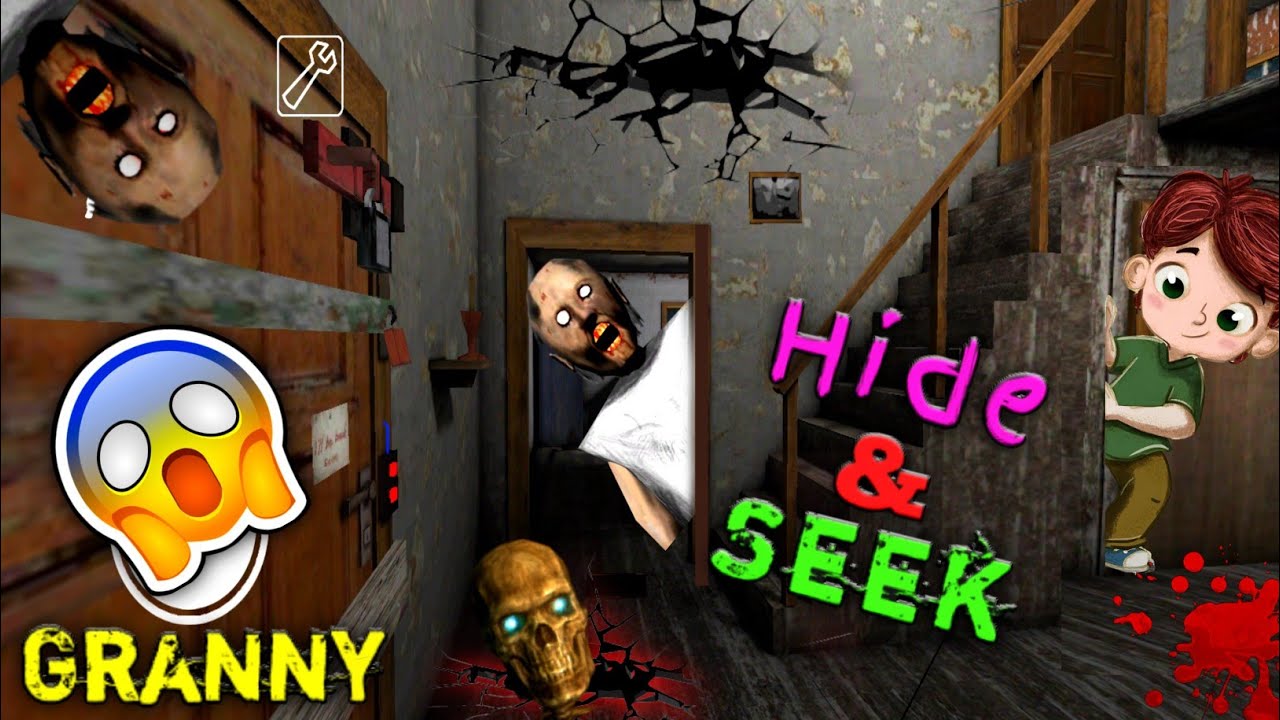 Hide And Seek With Granny House 😨 Granny Scary House - YouTube