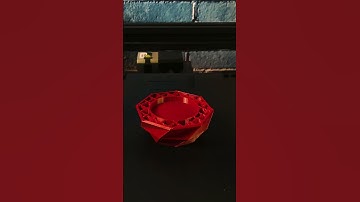 3D Printing Candle Holder TimeLapse #Shorts