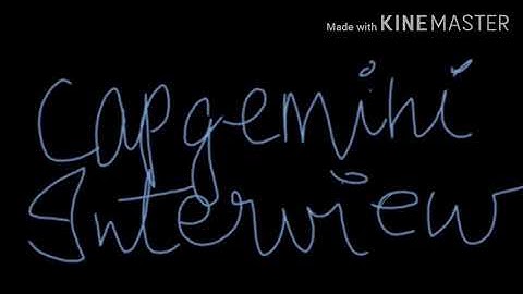 My Capgemini Interview experience