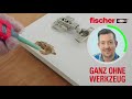 Fischer Möbelretter - einfach und schnell Scharniere reparieren