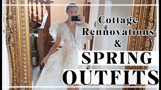 COTTAGE RENOVATIONS BEGIN & SPRING OUTFIT TRY ON // Fashion Mumblr Vlogs