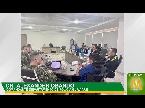 Consejo de seguridad, Nukak detenidos y hurtos: temas con el coronel Alexander Obando