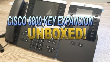 Cisco IP Phone 8800 Key Expansion Module Installation (4K)