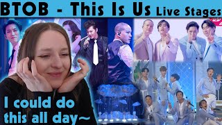 This turned into a karaoke session || BTOB - 'This Is Us' Live Stages || Road to Melody Pt. 14b