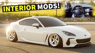 Bagged 2022 Subaru BRZ Gets CARBON FIBER Mod!