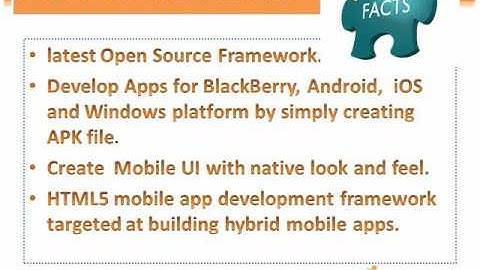 Ionic Framework : Next Generation Open Source Framework for Cross Platform Mobile App Development