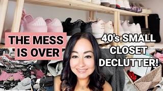 Getting My Life Together in my 40's. I'm Done Putting Myself Last. HUGE CLOSET DECLUTTER.