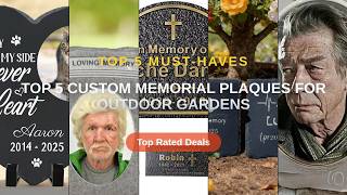 Ultimate Guide to the Best Top 5 Custom Memorial Plaques For Outdoor Gardens - 2D Flat Not 3D 1pc Cu
