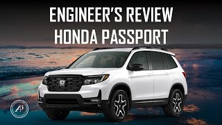 ENGINEER'S REVIEW OF HONDA PASSPORT  HOW IS IT COMPARED TO LARGER PILOT OR SMALLER CRV?