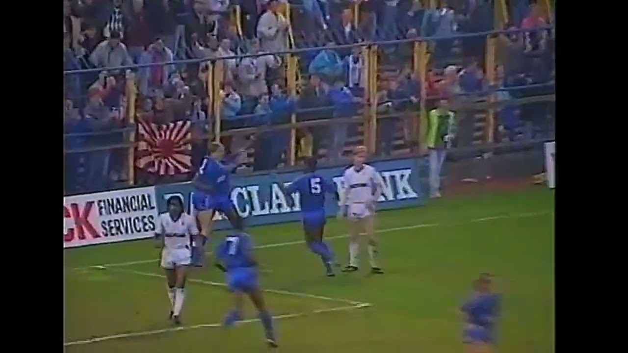 JOHN SCALES GOAL WIMBLEDON VS LUTON TOWN 1988 UK FOOTBALL MATCH