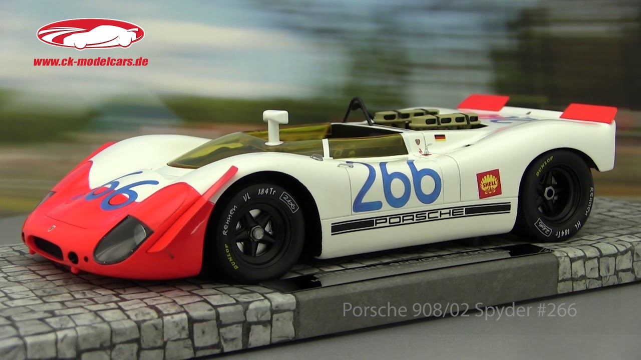 MINICHAMPS Porsche 908 02 Spyder #266 Mitter//Schutz Targa Florio 1969 107692266