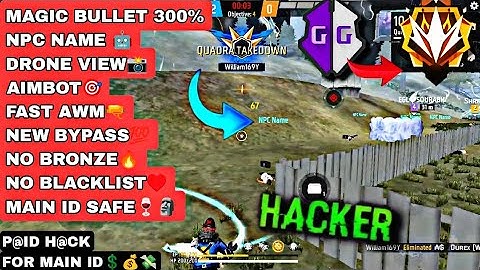 Script Hack Free Fire🔥 Magic Bullet Npc Name Antiban Drag Headshot Fix Ban bypass awm hack main id 💯
