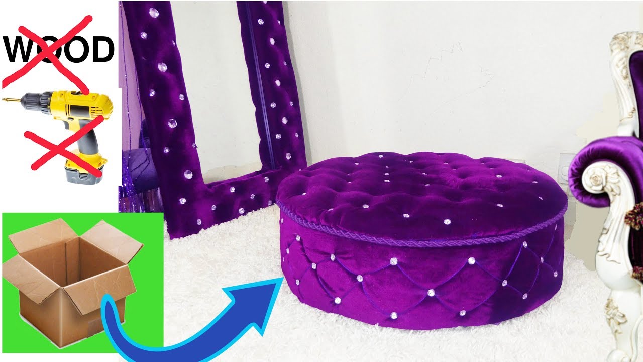 Real  ♛ furniture  ♛by using cardboard.This trick made my home look amazing.