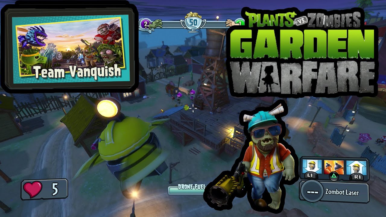Plants vs Zombies Garden Warfare Team Vanquish Engineer - YouTube
