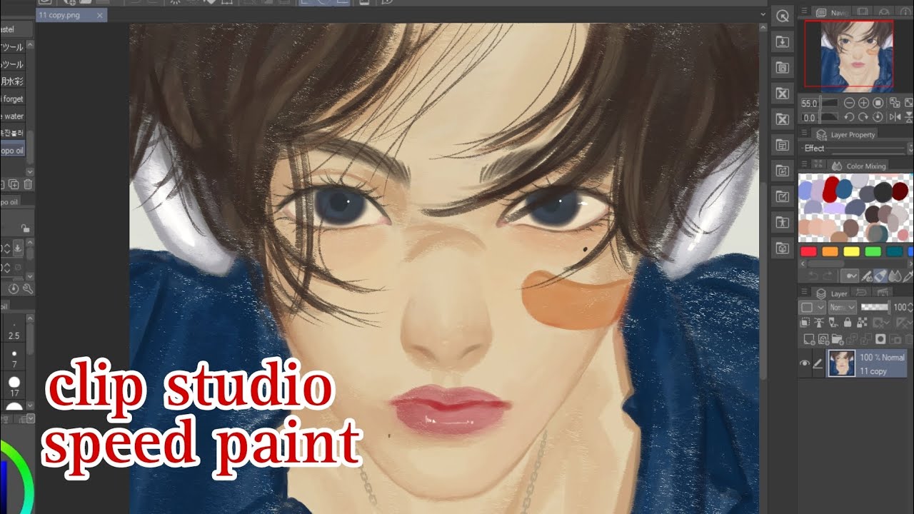 Clip studio paint process with me ☆ - YouTube