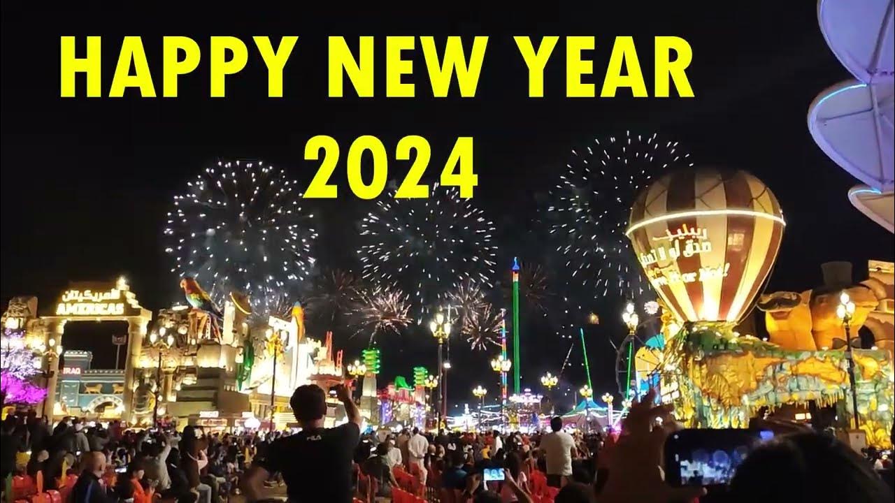 Happy new year 2024 New year status Good bye 2023 Global village