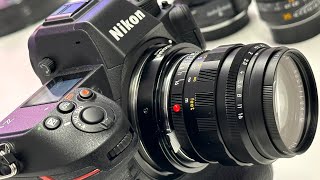 My NIKON Z9 now shoots LEICA-M Lenses with FAST AUTOFOCUS TRACKING | New Techart Adapter TZM-02