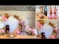 COMO DECORAR UN PANEL GIGANTE CON GLOBOS/ DECORACION PARA CUMPLEAÑOS PRIMER AÑO CON ARCO ORGANICO