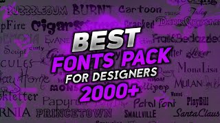 Fonts Pack Free Download | Best Fonts Pack For Android/Pc | Best Fonts Pack For Designers 2021 screenshot 1