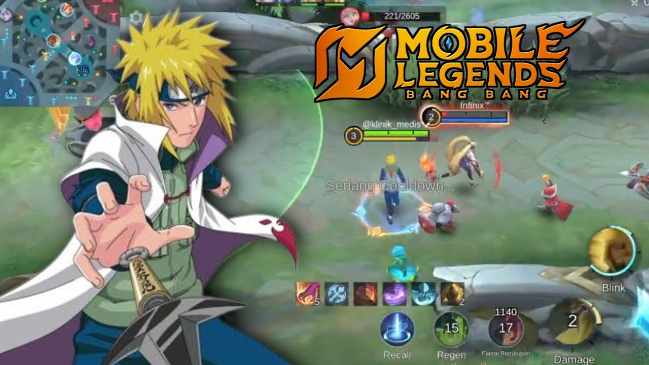 Gameplay mlbb Minato x hayabusa