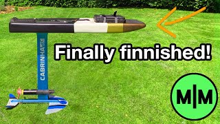 I finished the Hydrofoil. It Only took 5 years! (Hydrofoil Project)