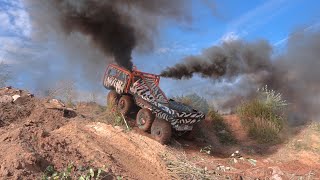 Heavy Trucks Off Road Truck Rolling Coal