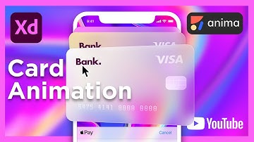 Glass Morphism Card Animation ADOBE XD | Glassmorphism Design Series