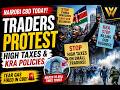 Nairobi CBD Protests Today: Traders March to KRA as Police Fire Tear Gas