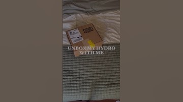 unbox my hydro with me #unboxingvideo #hydro #hydroflask #waterbottle