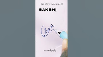 Sakshi name Signature style ❤️ tag sakhi who