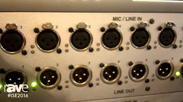 ISE 2016: Solid State Logic Showcases Network I/O Products