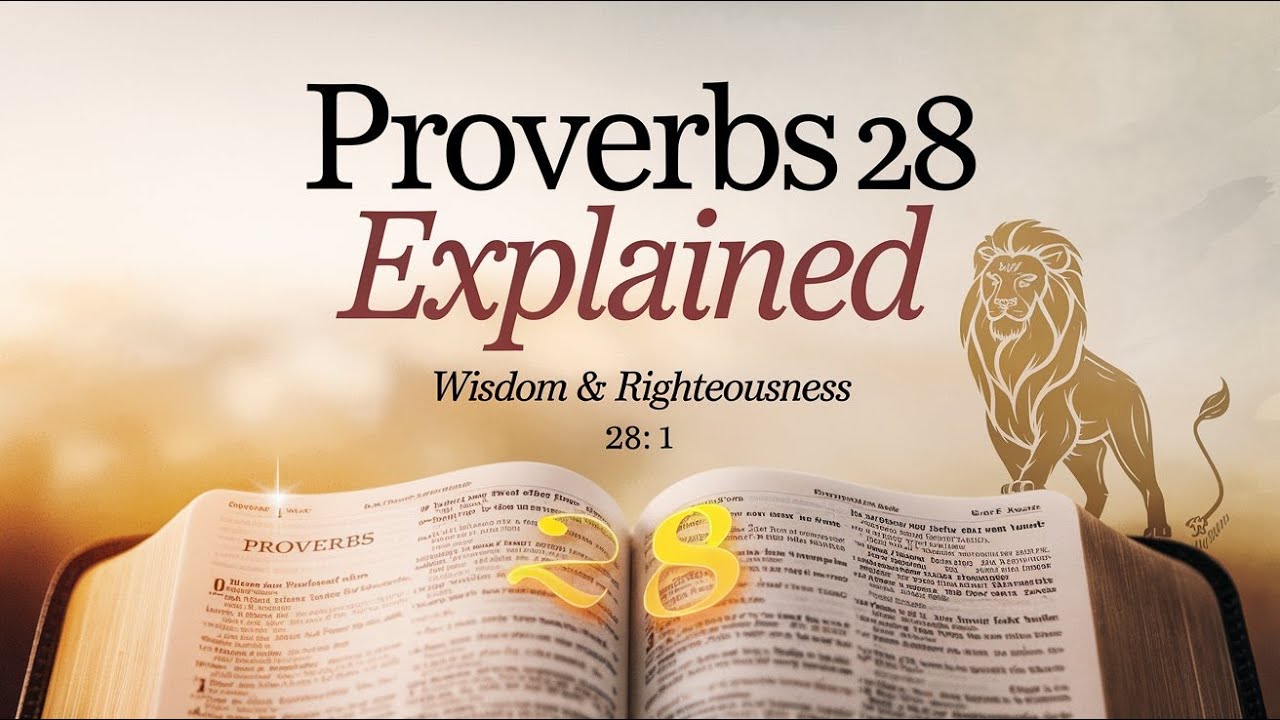 Proverbs 28 Explained: Unlocking the Wisdom of Righteousness and ...