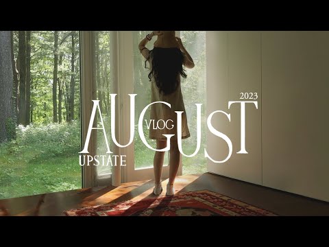 upstate vlog ☀️ summer recharge in hudson ny: swimming, shopping, reading, dining out