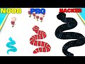 NOOB vs PRO vs HACKER in Snake Master 3D