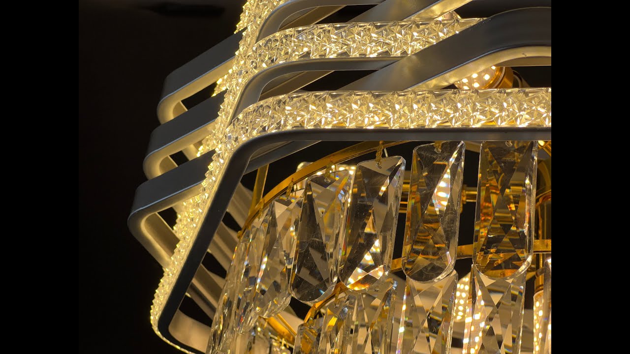 Modern luxury led crystal chandeliers YouTube