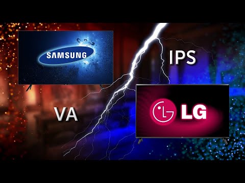 Видео: Сравнение матриц LG (IPS) и SAMSUNG (VA)