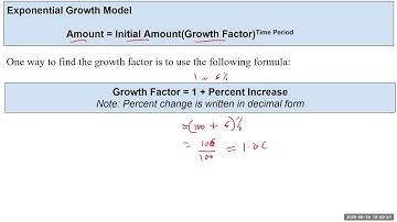 Exponential Modeling (Section 9a)