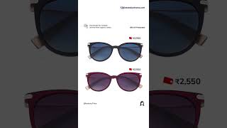 Handmade Bio-Acetate Eyewear derived from organic cotton Lightweight feel UV400 protection