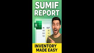 Excel Inventory: How to Use SUMIF for Stock Management