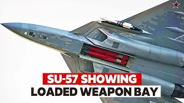 New Su-57 Footage Shows Internal Weapon Bays for the First Time