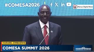 What a speech!! Listen to Pre.Ruto's powerful speech in Zimbabwe during COMESA Summit 2026