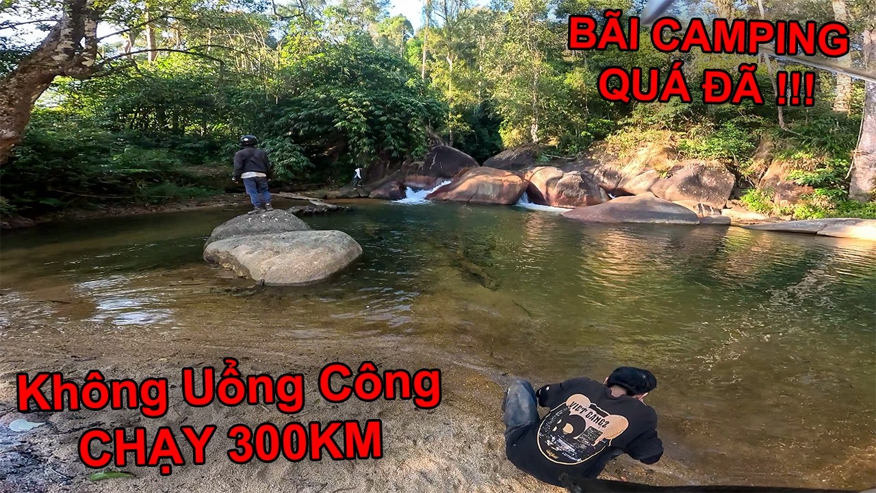 Phượt Tết Tây #2 - Tiền Trạm Được Bãi Camping Chơi Xuyên Tết - Xe Ôm Vlog