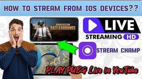 How to live stream in iphone/ipad?Best stream champ tutorial 2023|Stream champ tutorial|Youtube live