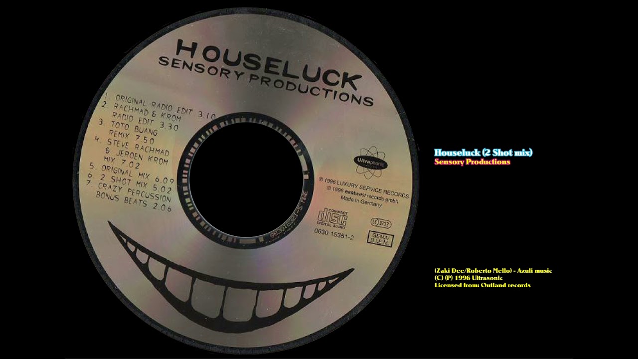 Houseluck (2 Shot mix) - Sensory Productions