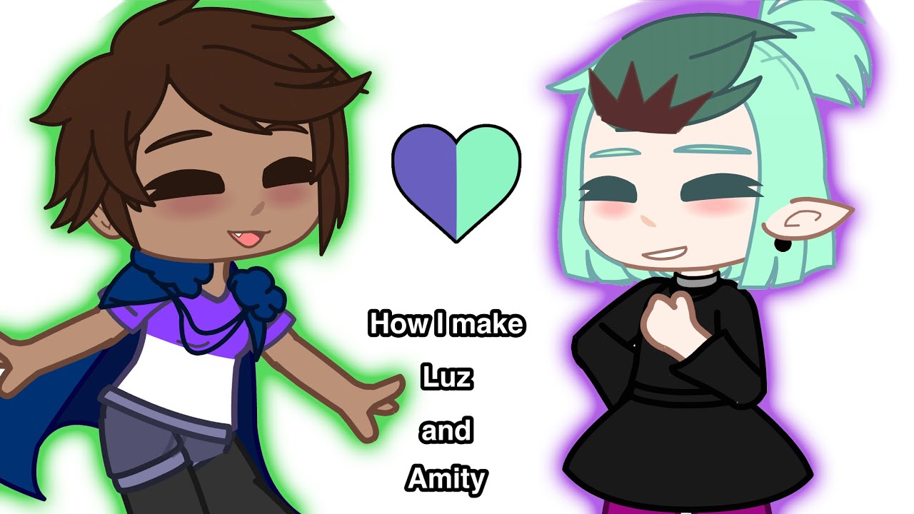 I made Luz and Amity in Gacha club! : r/TheOwlHouse