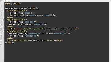 #274 Remember Me & Reset Password