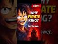 “Why Luffy Wants to Become Pirate King? 😱 Not Power!”OnePieceShorts  #Luffy