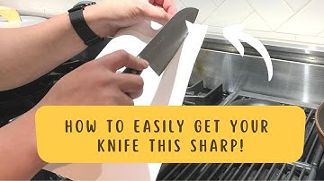 Best Knife Sharpener | How to Sharpen a Knife | Kitchen Knife Sharpening | Mac Ceramic Honing Rod
