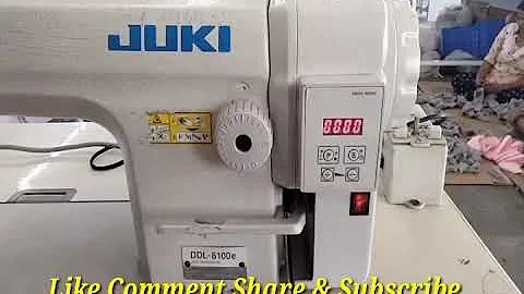 Juki DDL-8100e Jin DD Motor Reset , Speed lock 🔒 & Rotation Change kaise Kare Part-2